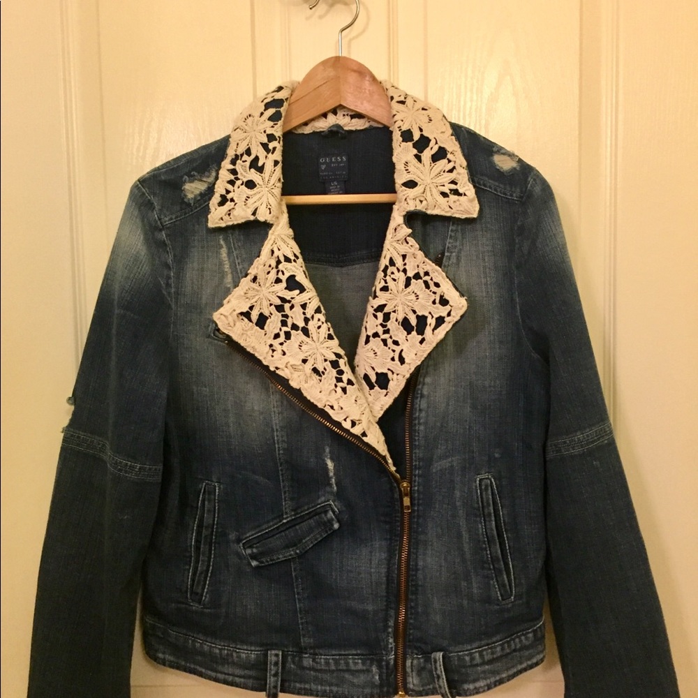 Blue Leila Sham Denim Jacket SALE SALE!!! 💕💕💕